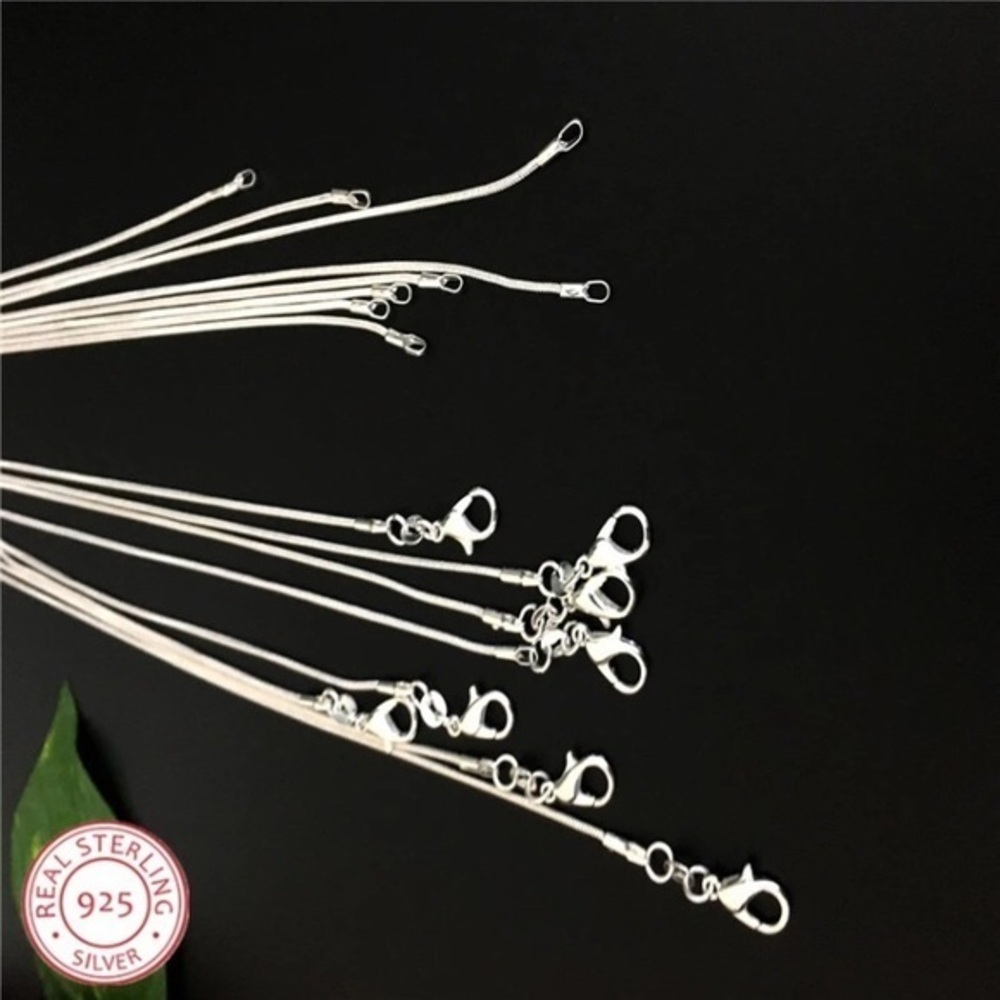 22” 925 STERLING SILVER SNAKE CHAIN